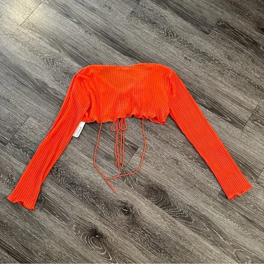 Zara Cropped Bolero Cardigan New